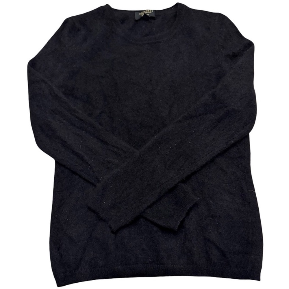 100% Cashmere Charter Club Men's Black Crewneck Sweater